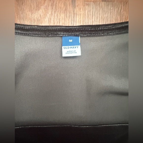 Women's Square-neck Velvet like Bodysuit Size Medium black - Picture 7 of 7